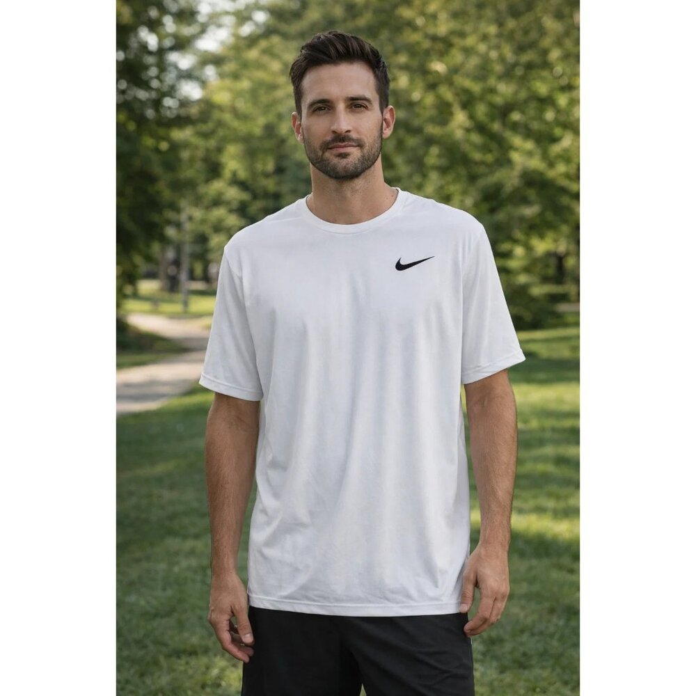 NIKE Men's Dri-fit WHITE Training tee size XL X-large - Picture 6 of 6